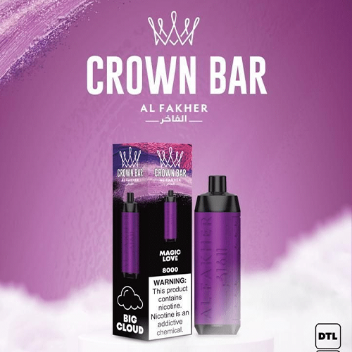 ALFAKHER CROWN BAR MAGIC LOVE - 8000 PUFFS — image 1