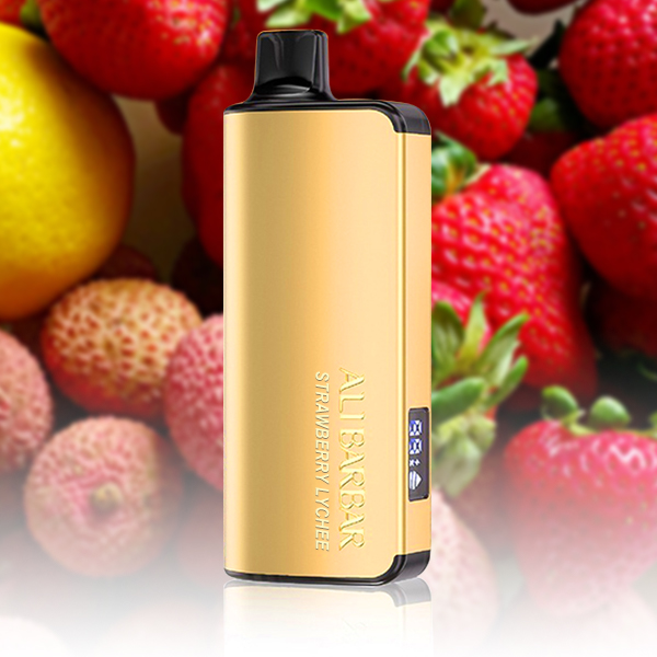ALIBARBAR INGOT 9000 Puffs Strawberry Lychee — image 1