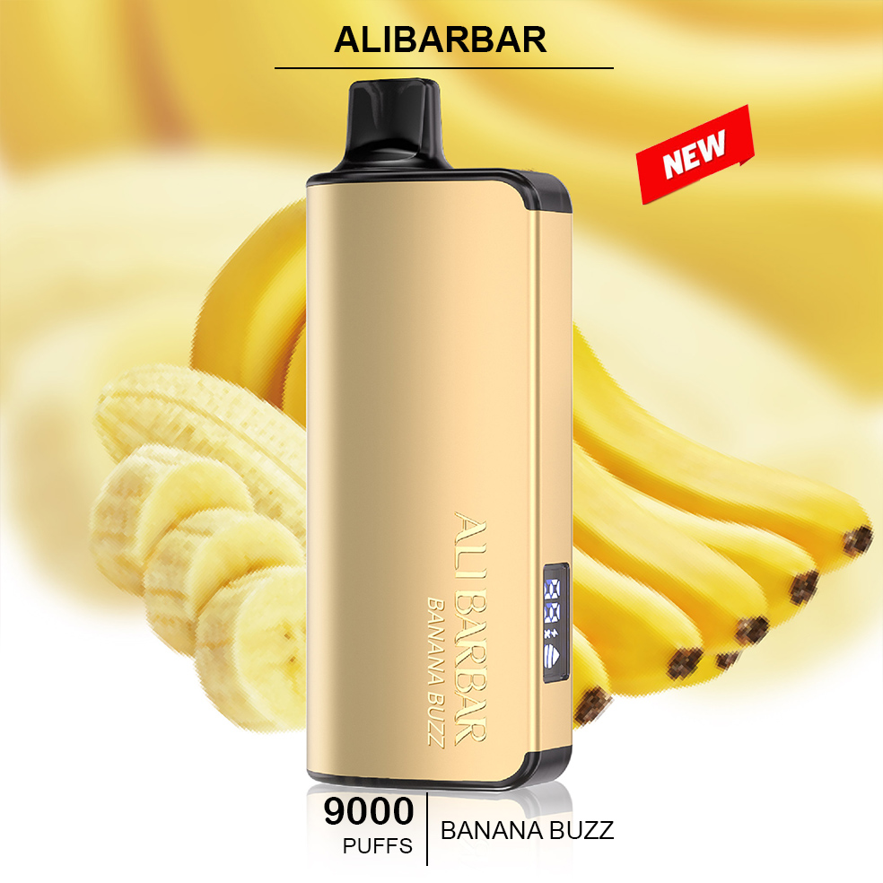 ALIBARBAR INGOT - BANANA BUZZ - 9000 PUFFS — image 1