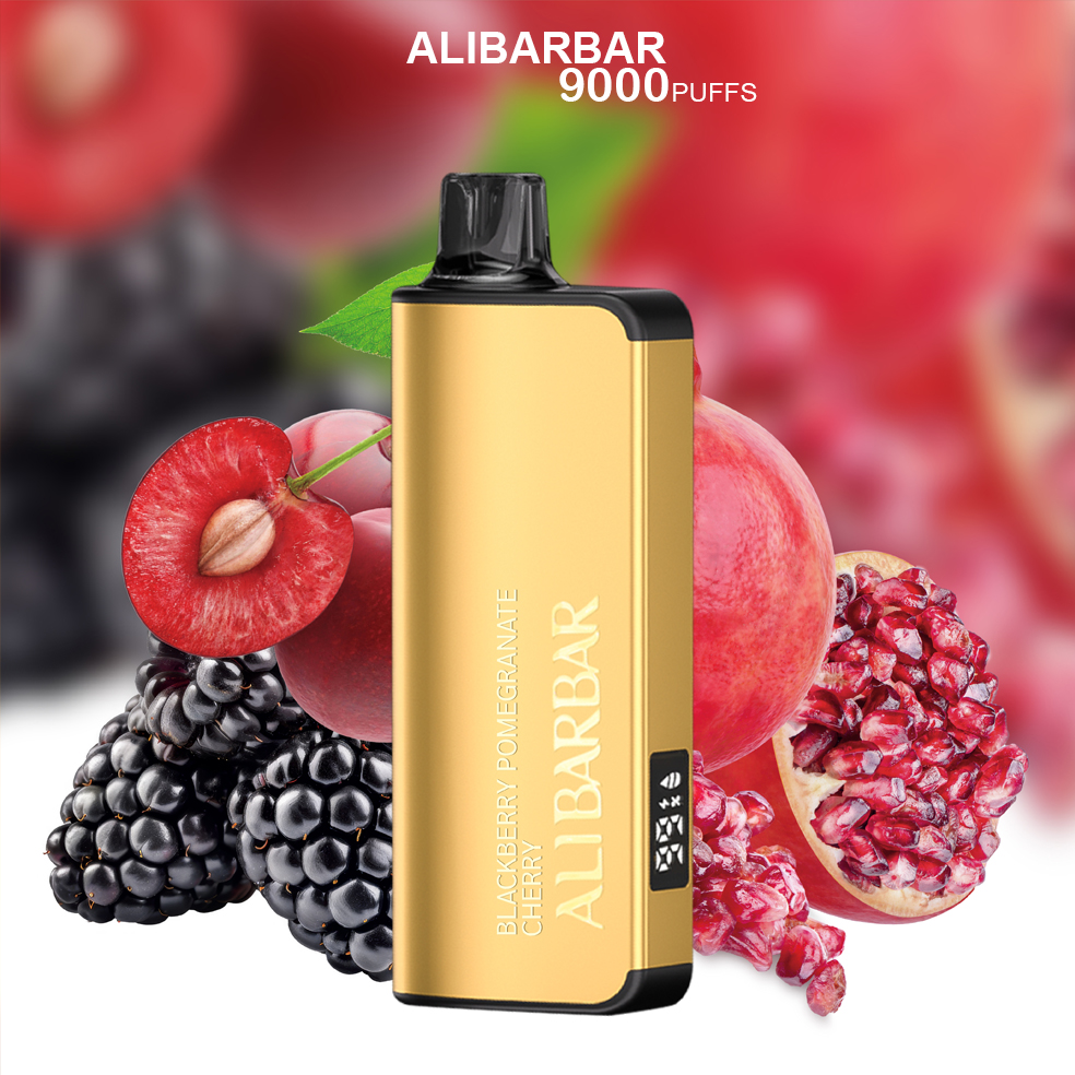 ALIBARBAR INGOT BLACKBERRY CHERRY POMEGRANATE - 9000 PUFFS — image 1