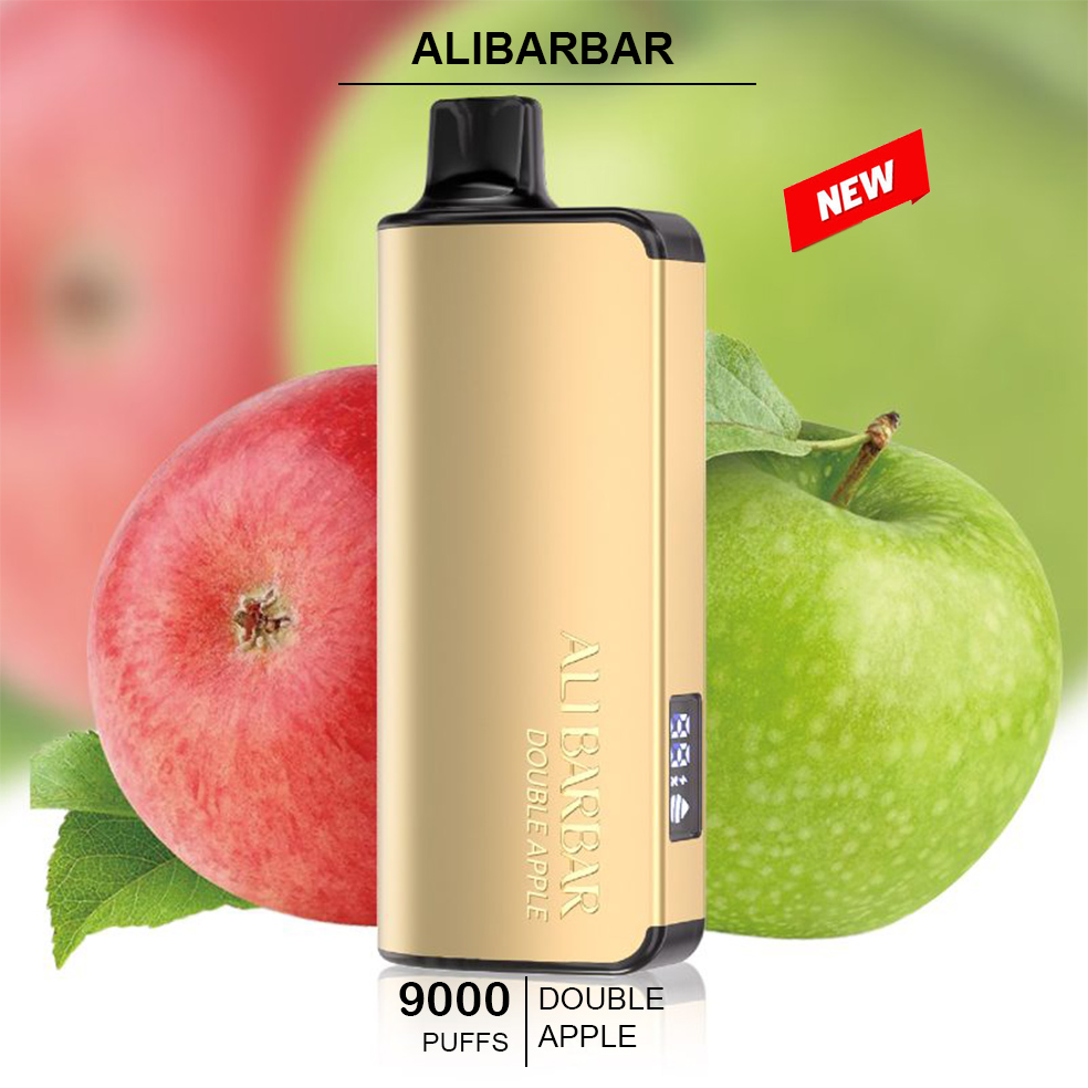 ALIBARBAR INGOT - DOUBLE APPLE - 9000 PUFFS — image 1