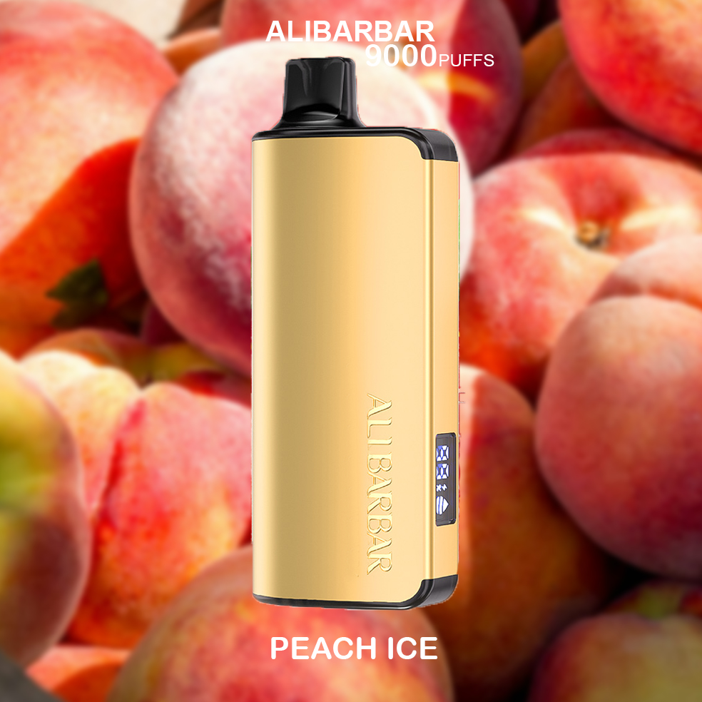 ALIBARBAR INGOT - PEACH ICE - 9000 PUFFS — image 1