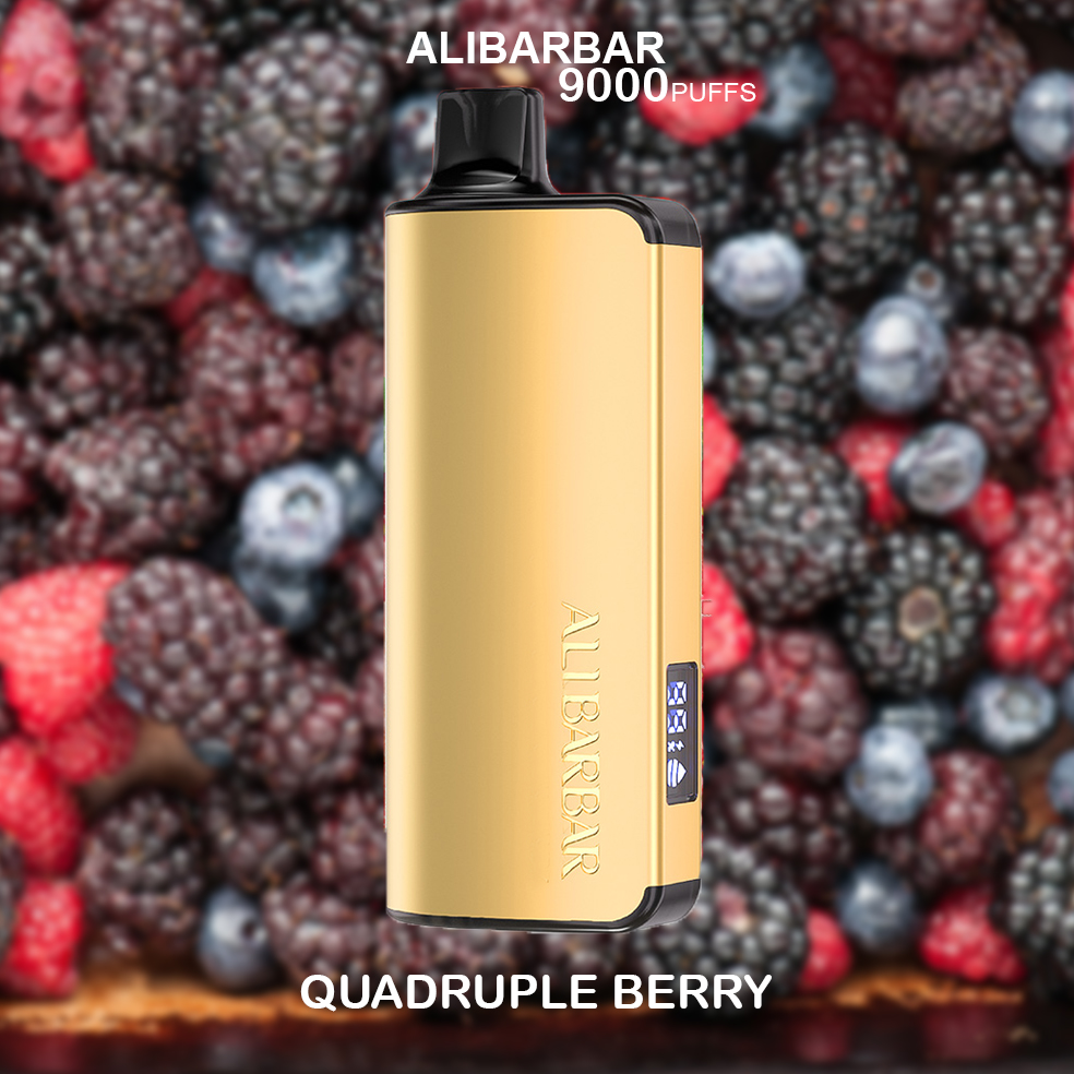 ALIBARBAR INGOT - QUADRUPLE BERRY - 9000 PUFFS — image 1