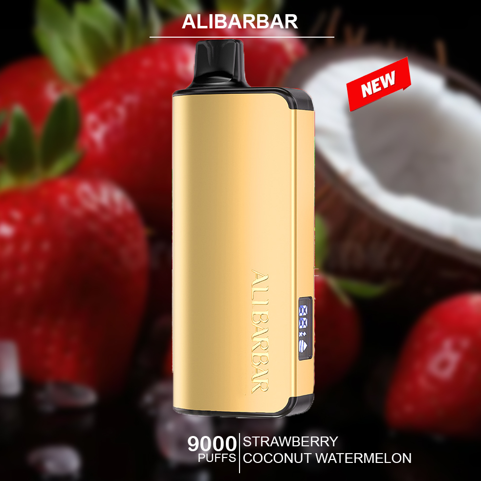 ALIBARBAR INGOT - STRAWBERRY COCONUT WATERMELON - 9000 PUFFS — image 1
