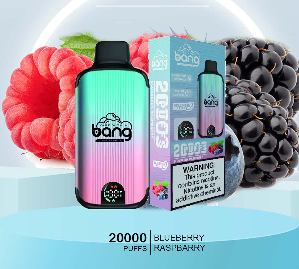 BANG - BLUEBERRY RASPBERRY- 20000 PUFFS — image 1
