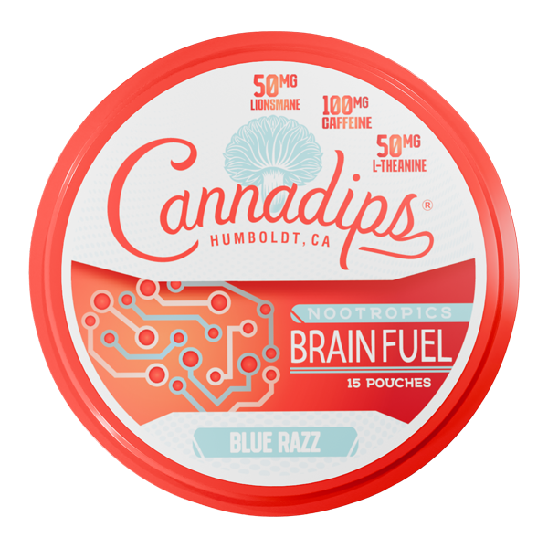 Blue Razz CANNADIPS Brain Fuel Pouches — image 1