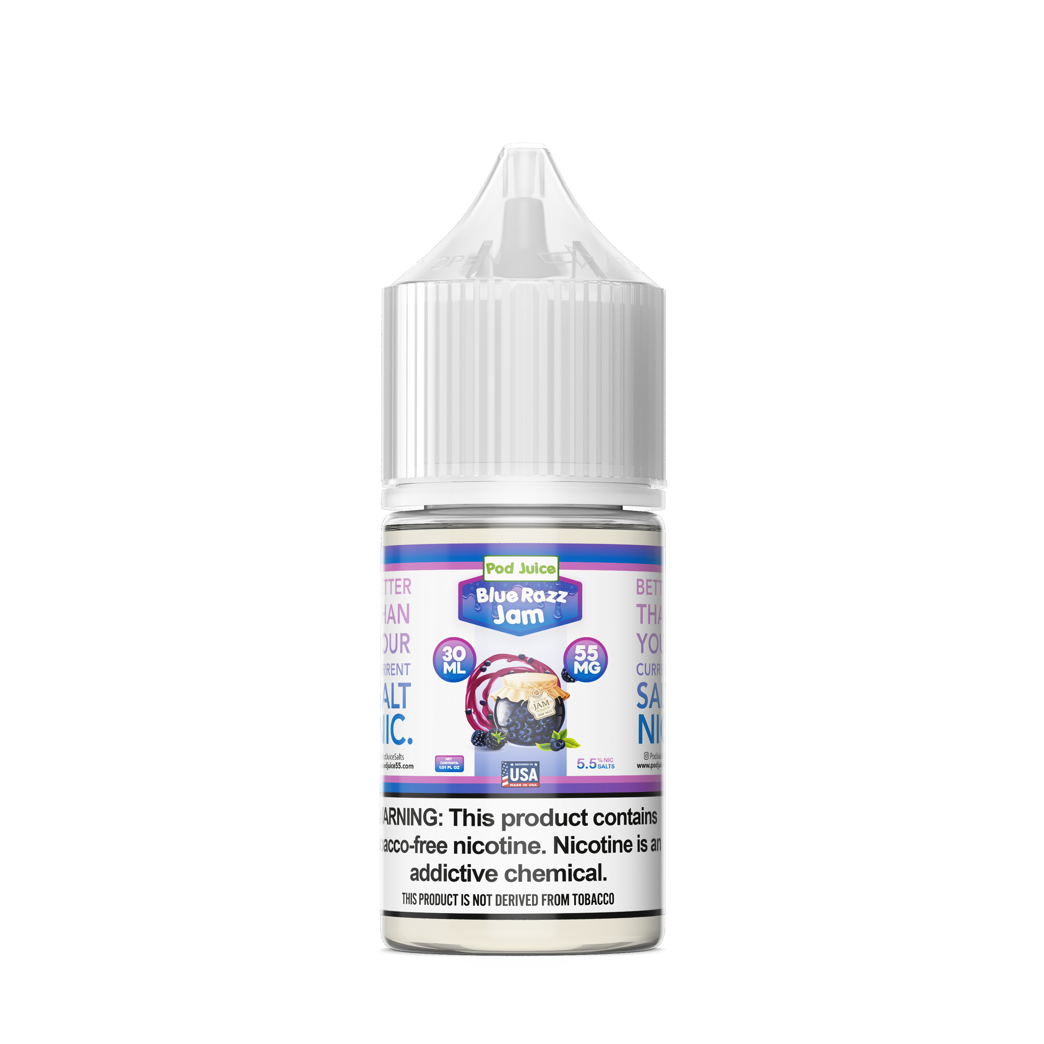 Blue Razz Jam Pod Juice — image 1