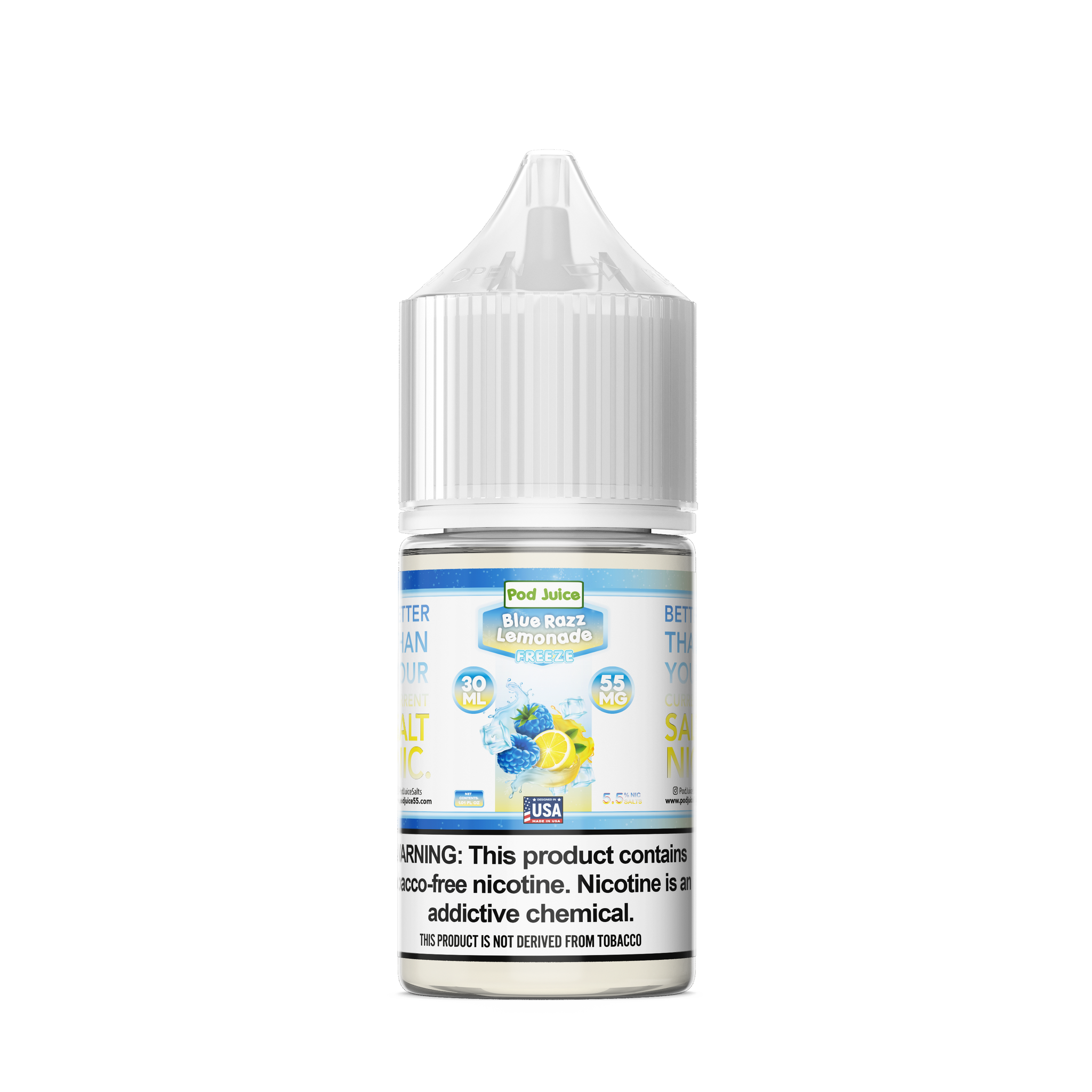 Blue Razz Lemonade Freeze Pod Juice — image 1