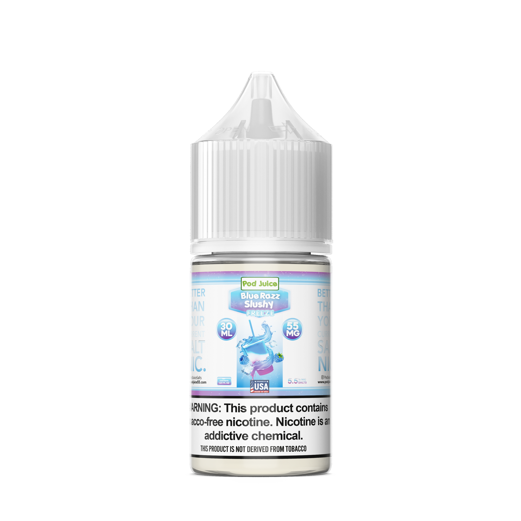 Blue Razz Slushy Freeze Pod Juice — image 1