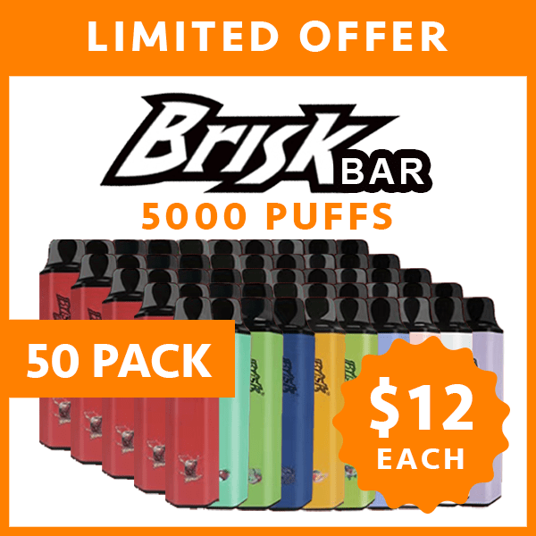 BRISK BAR – 5000 PUFFS – 50 PACK — image 1