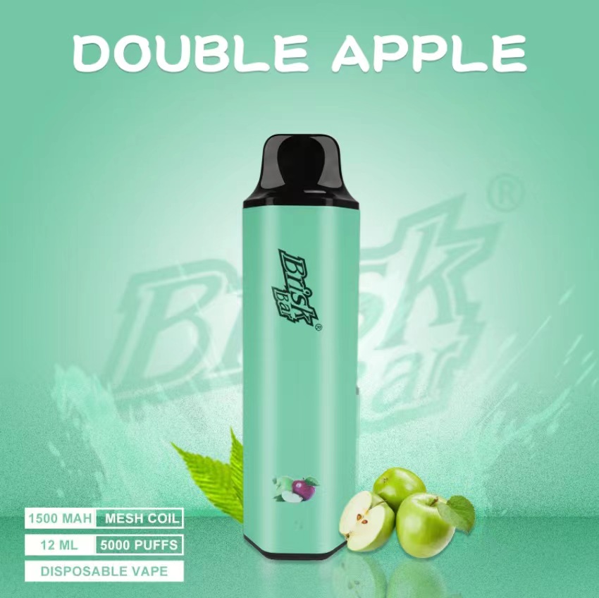 BRISK BAR DOUBLE APPLE – 5000 PUFFS — image 1