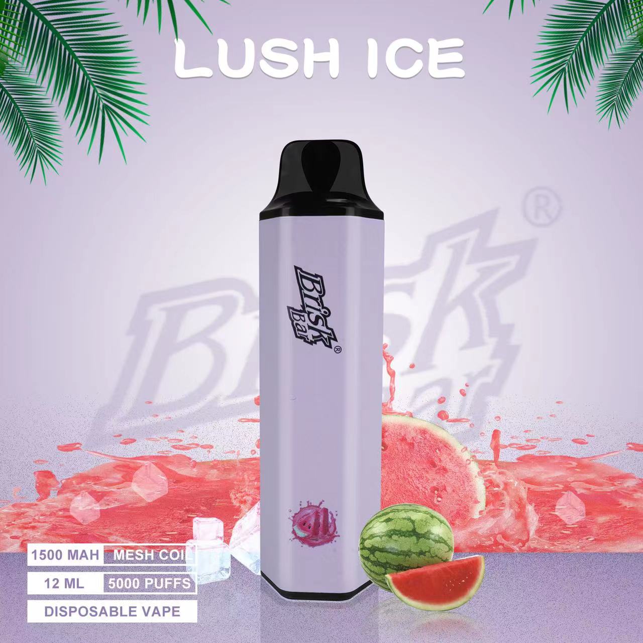 BRISK BAR LUSH ICE - 5000 PUFFS — image 1