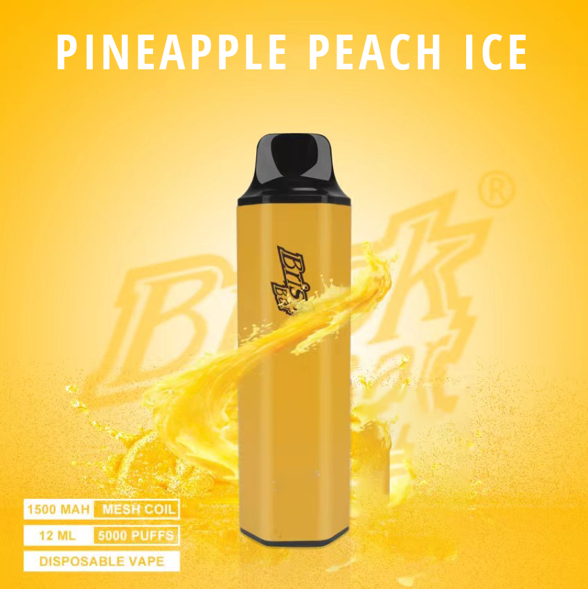 BRISK BAR PINEAPPLE PEACH ICE – 5000 PUFFS | IGET Australia — image 1