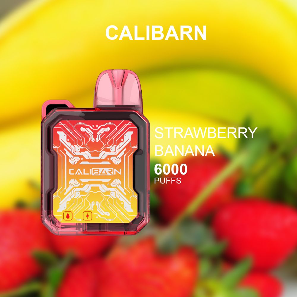 CALIBARN STRAWBERRY BANANA - 6000 PUFFS — image 1