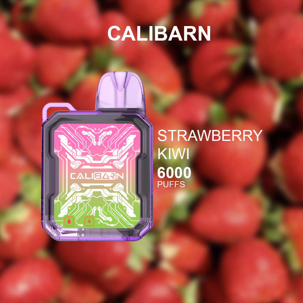 CALIBARN STRAWBERRY KIWI - 6000 PUFFS — image 1