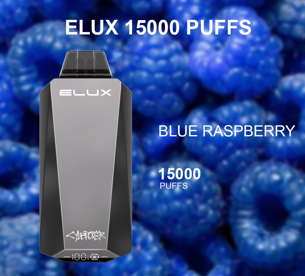 ELUX BLUE RASPBERRY - 15000 PUFFS — image 1