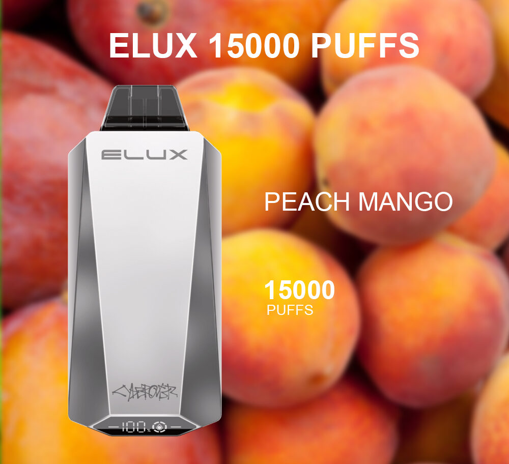 ELUX PEACH MANGO - 15000 PUFFS — image 1