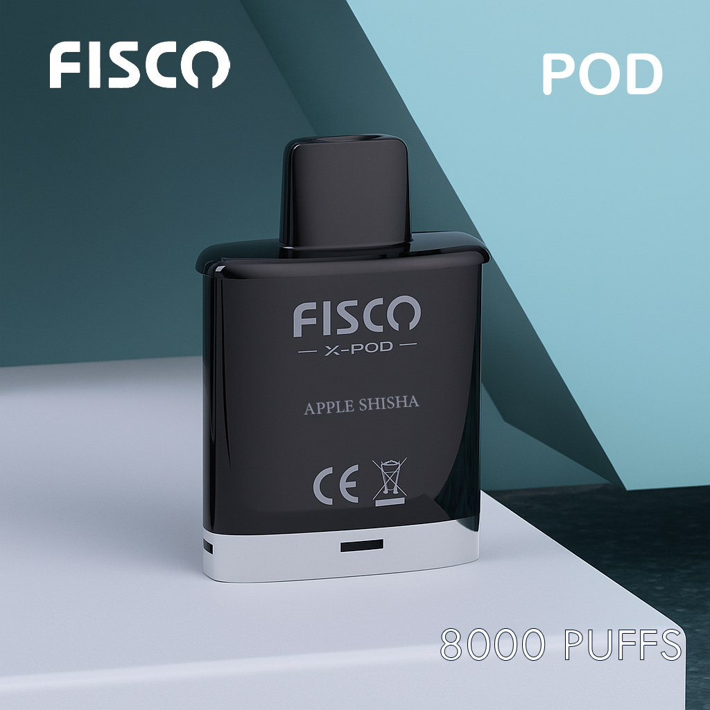 FISCO XPOD APPLE SHISHA - 8000 PUFFS (POD ONLY) — image 1