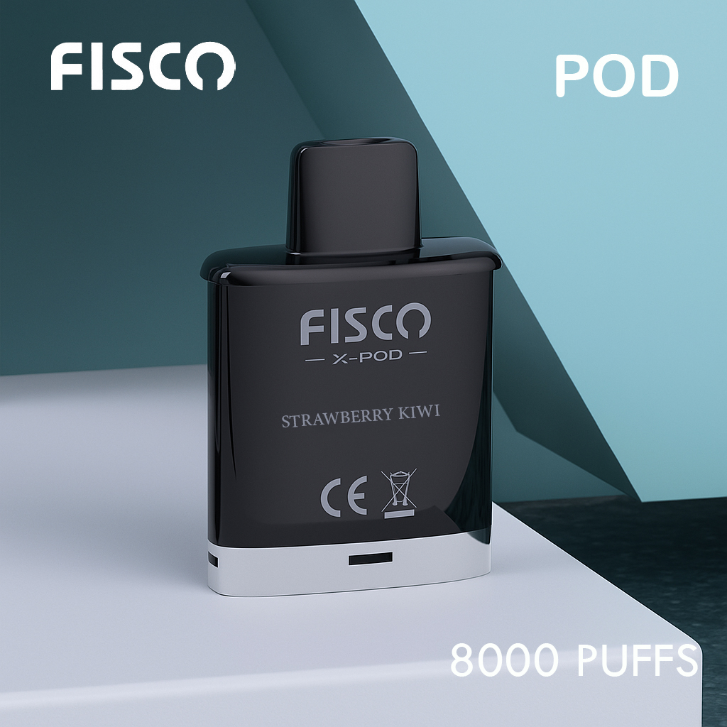 FISCO XPOD STRAWBERRY KIWI - 8000 PUFFS (POD ONLY) — image 1