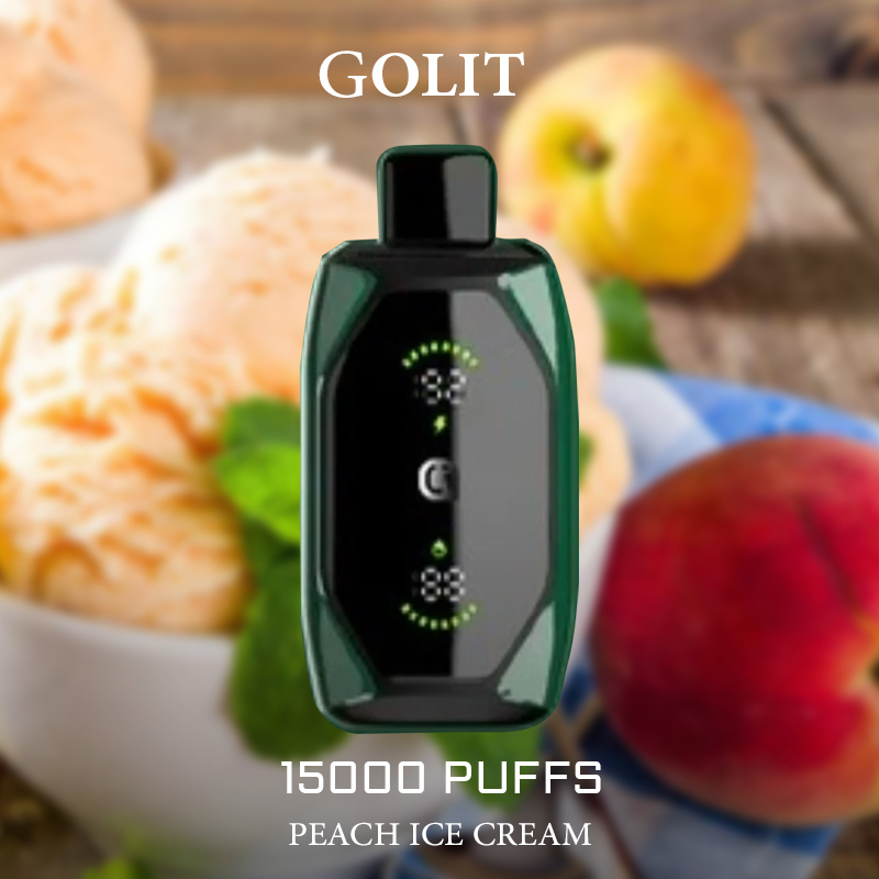 GOLIT PEACH ICE CREAM - 15000 PUFFS