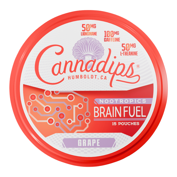Grape CANNADIPS Brain Fuel Pouches — image 1