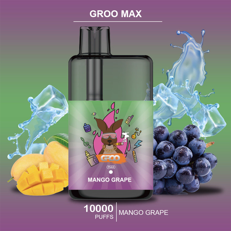 GROO MAX - MANGO GRAPE - 10000 PUFFS — image 1