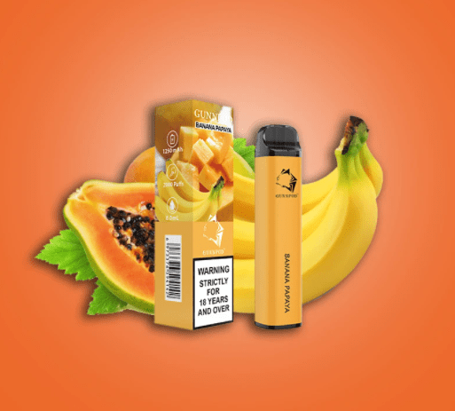 GUNNPOD BANANA PAPAYA – 2000 PUFFS — image 1