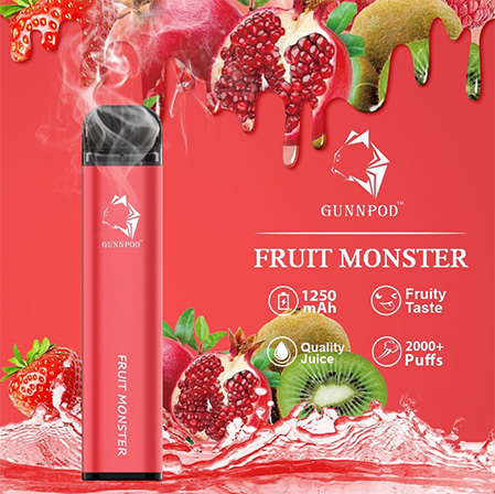 GUNNPOD FRUIT MONSTER – 2000 PUFFS — image 1