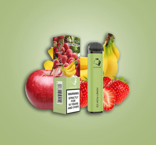 GUNNPOD HONEY PUSH ICE – 2000 PUFFS — image 1