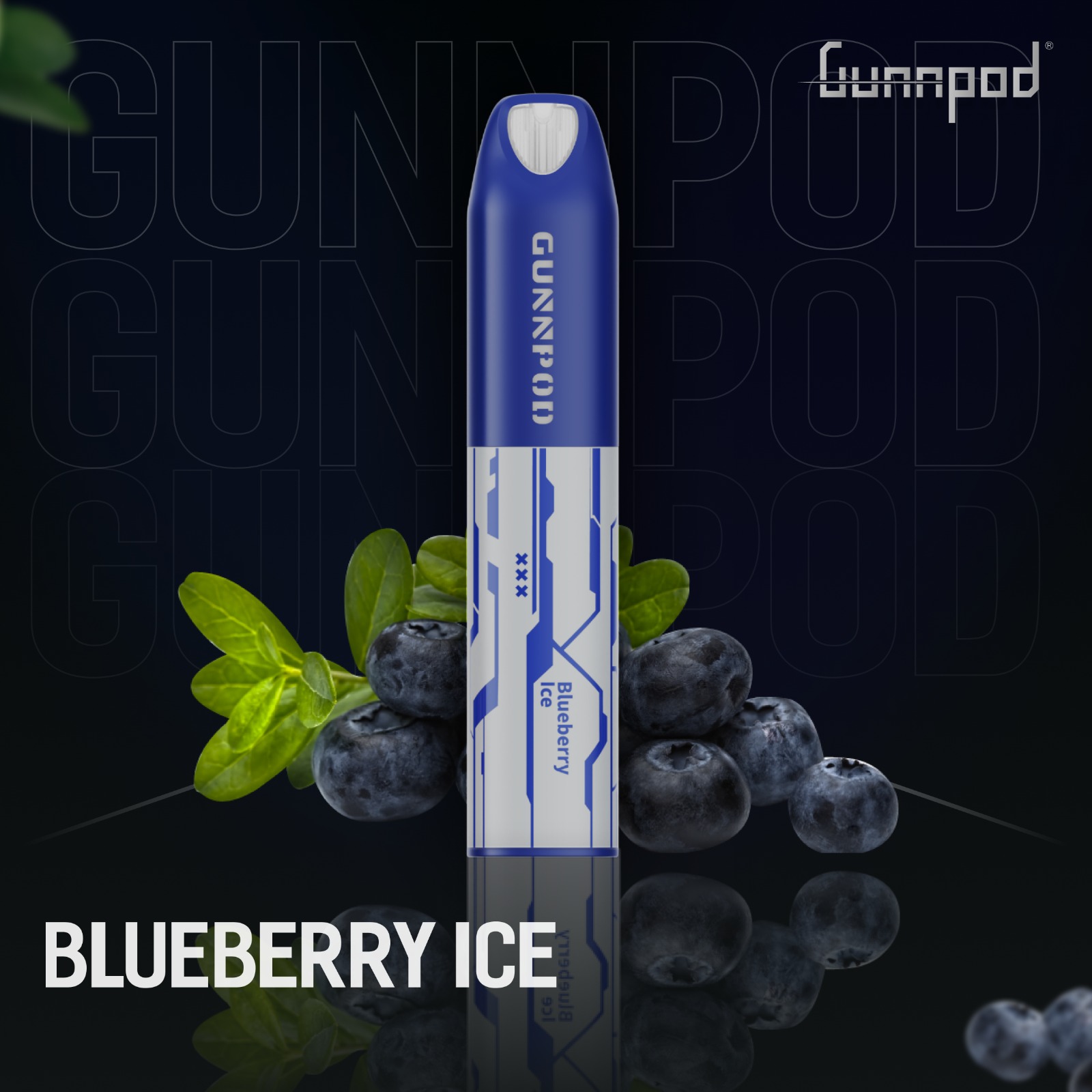GUNNPOD LUME BLUEBERRY ICE - 5000 PUFFS — image 1