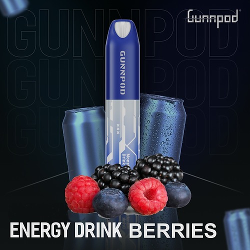 GUNNPOD LUME ENERGY DRINK BERRIES - 5000 PUFFS — image 1