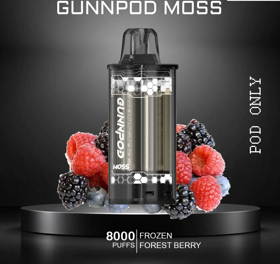 GUNNPOD MOSS - FROZEN FOREST BERRY - 8000 PUFFS - POD ONLY — image 1