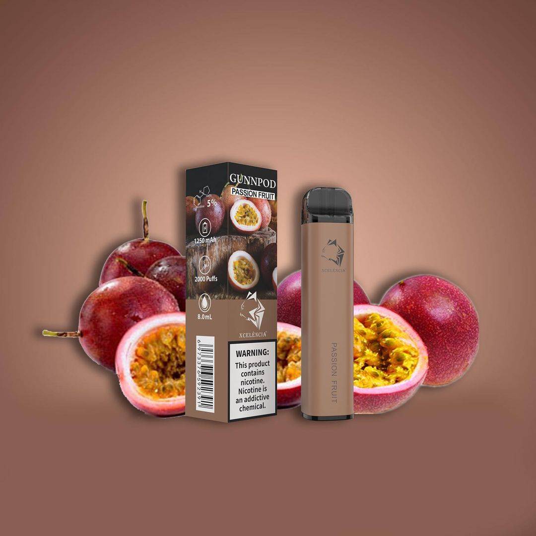 GUNNPOD PASSIONFRUIT – 2000 PUFFS — image 1