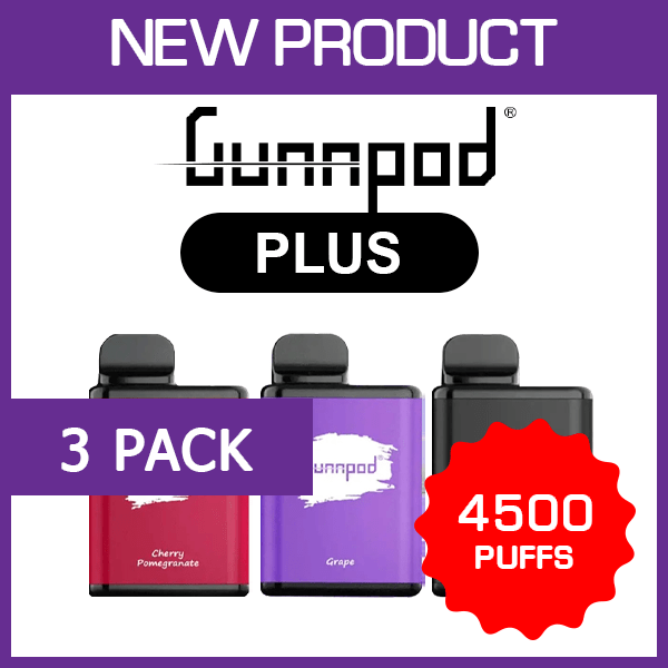 GUNNPOD PLUS – 4500 PUFFS – 3 PACK — image 1
