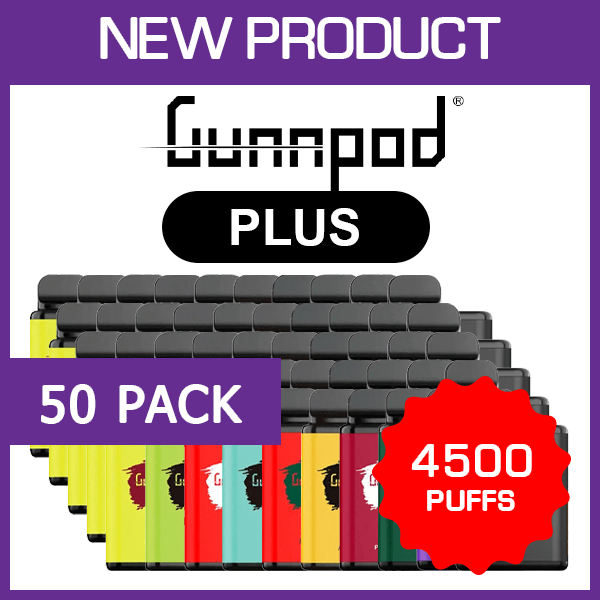 GUNNPOD PLUS – 4500 PUFFS – 50 PACK — image 1