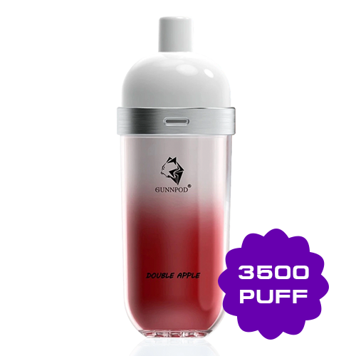 GUNNPOD WAVE DOUBLE APPLE – 3500 PUFFS — image 1