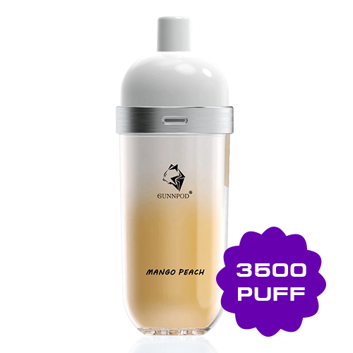 GUNNPOD WAVE MANGO PEACH – 3500 PUFFS — image 1
