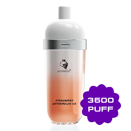GUNNPOD WAVE STRAWBERRY WATERMELON ICE – 3500 PUFFS — image 1