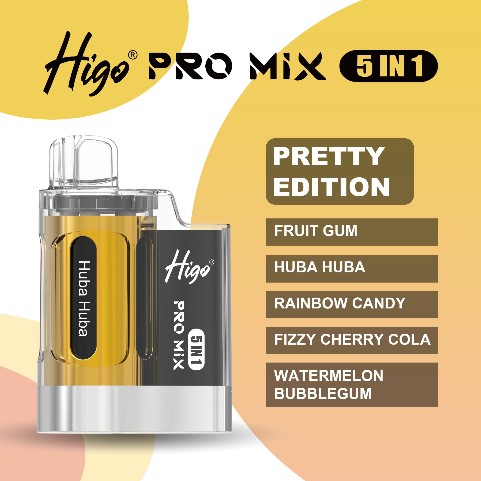 Higo PRO MIX 5 IN 1 - PRETTY EDITION - 6000 PUFFS — image 1
