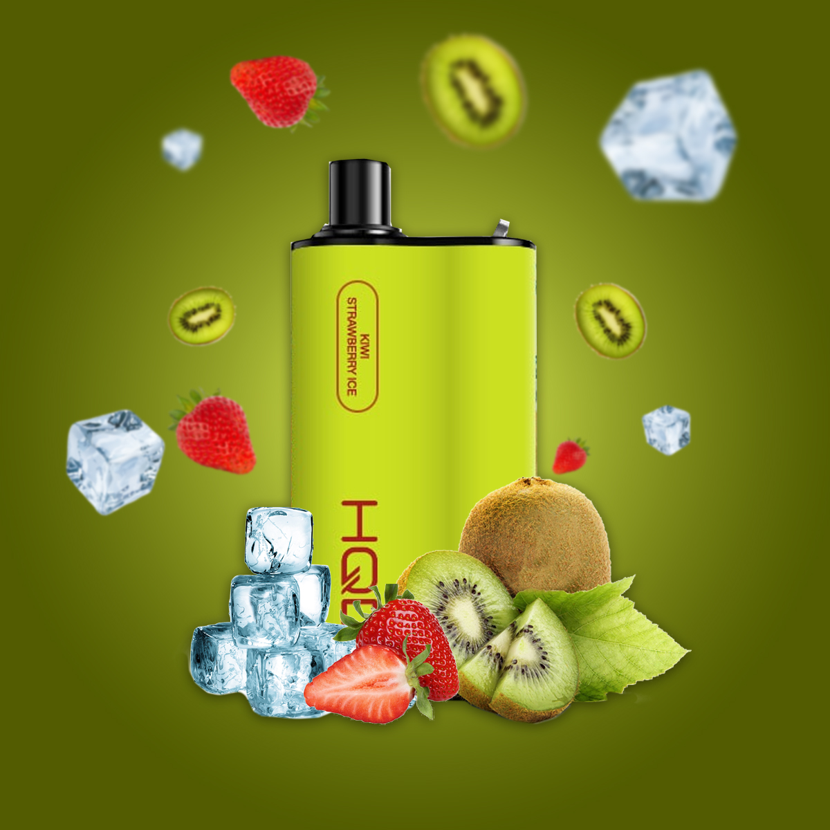 HQD BOX KIWI STRAWBERRY ICE – 4000 PUFFS — image 1
