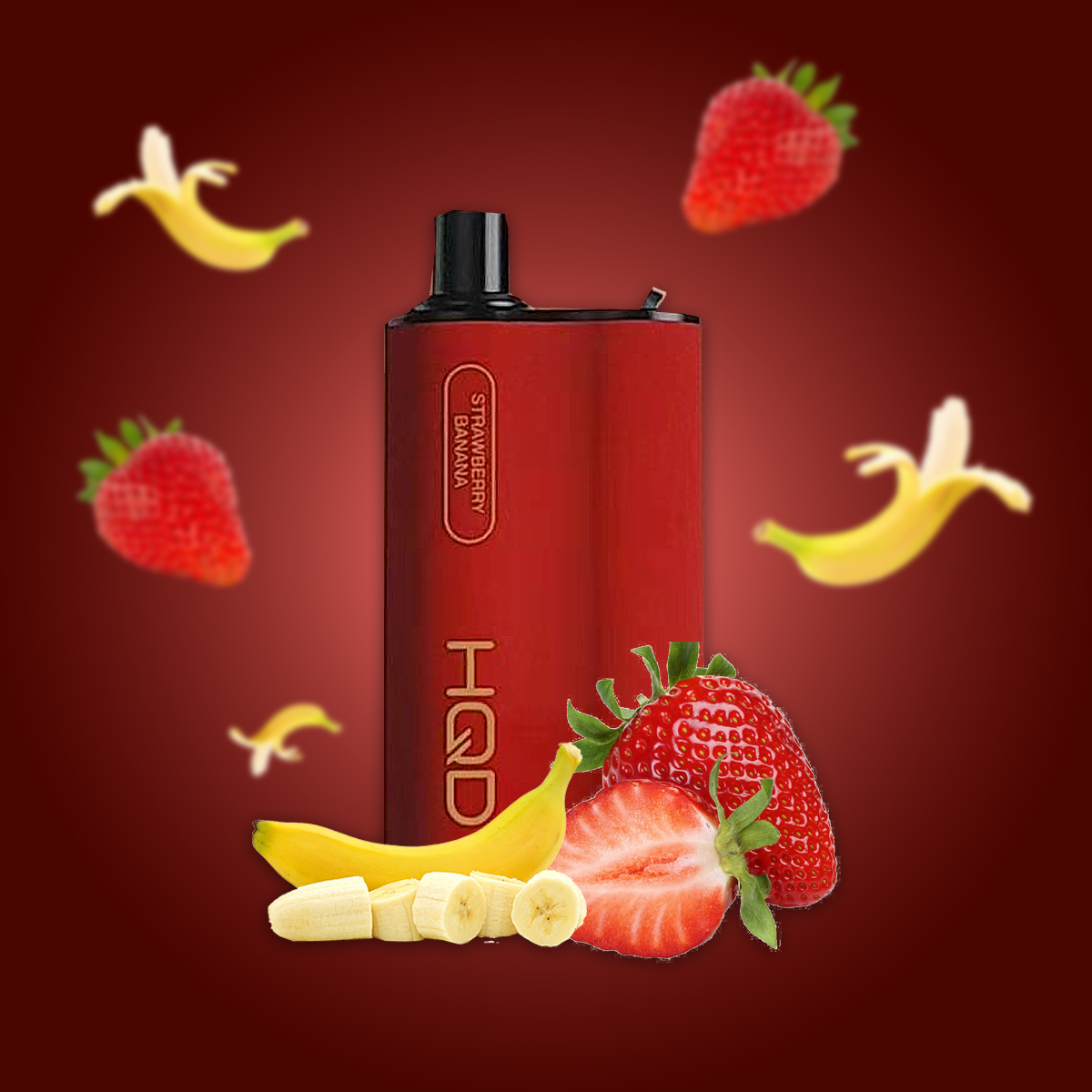 HQD BOX STRAWBERRY BANANA – 4000 PUFFS — image 1