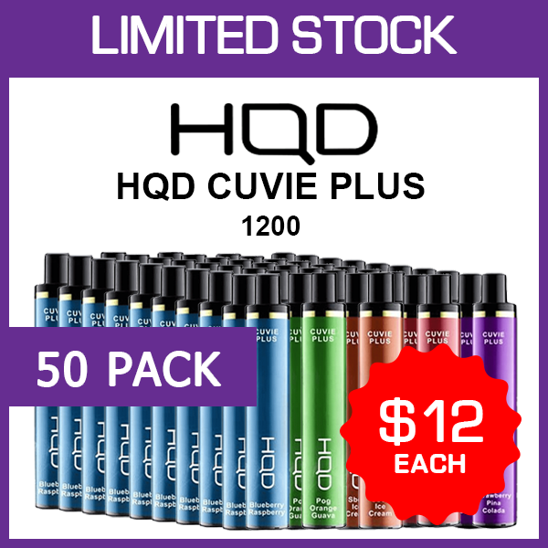 HQD CUVIE PLUS – 1200 PUFFS – 50 PACK — image 1
