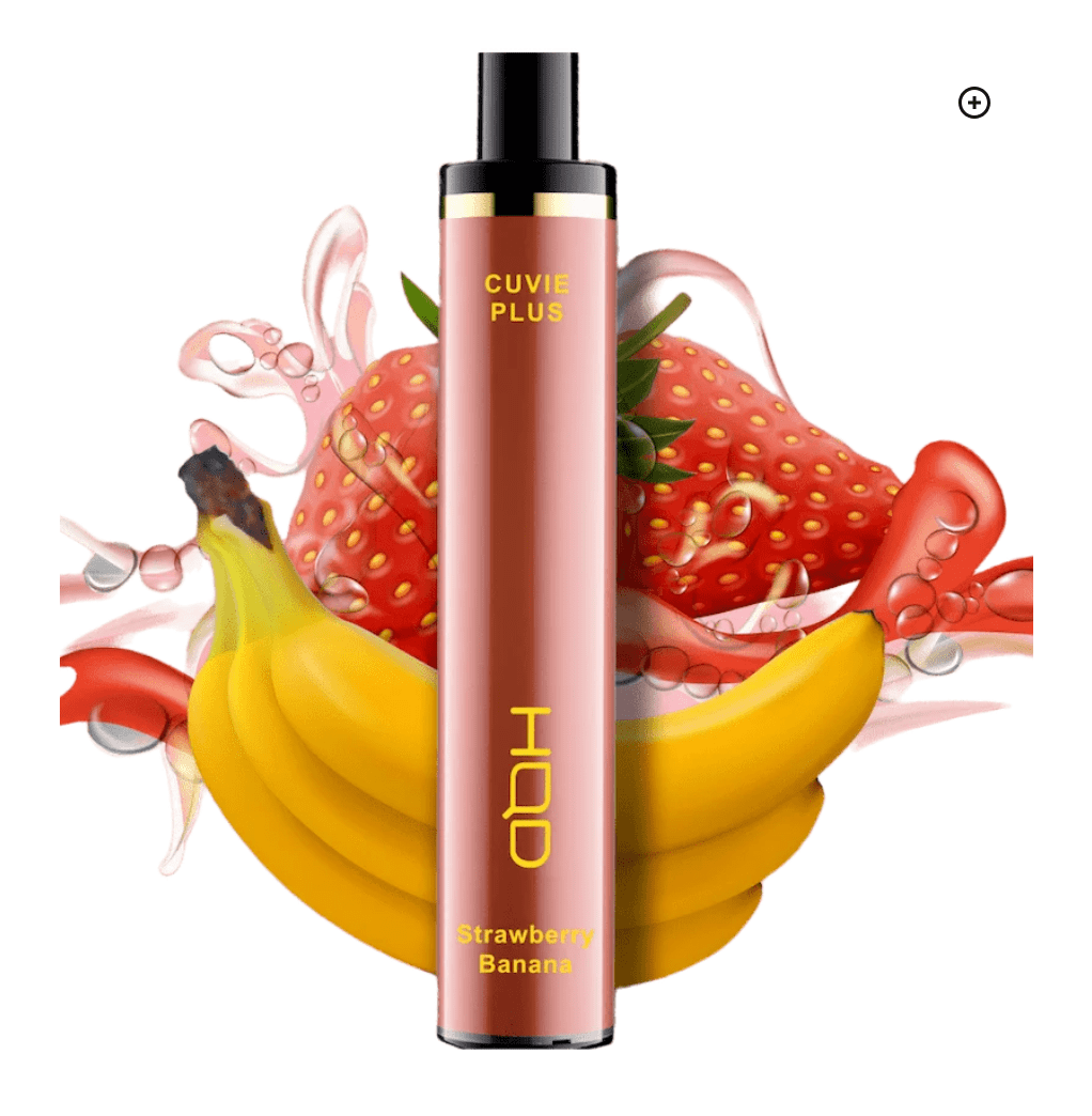 HQD CUVIE PLUS STRAWBERRY BANANA – 1200 PUFFS — image 1