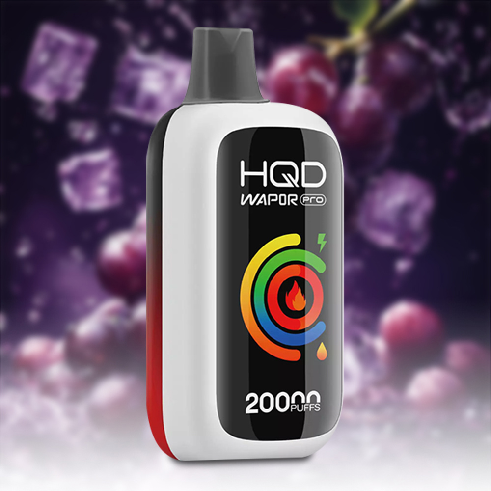 HQD Cuvie Slick 20000 Puffs Grape Ice — image 1