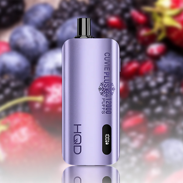 HQD Cuvie Slick Plus 12000 Puffs Blackberry Cherry Pomegranate — image 1