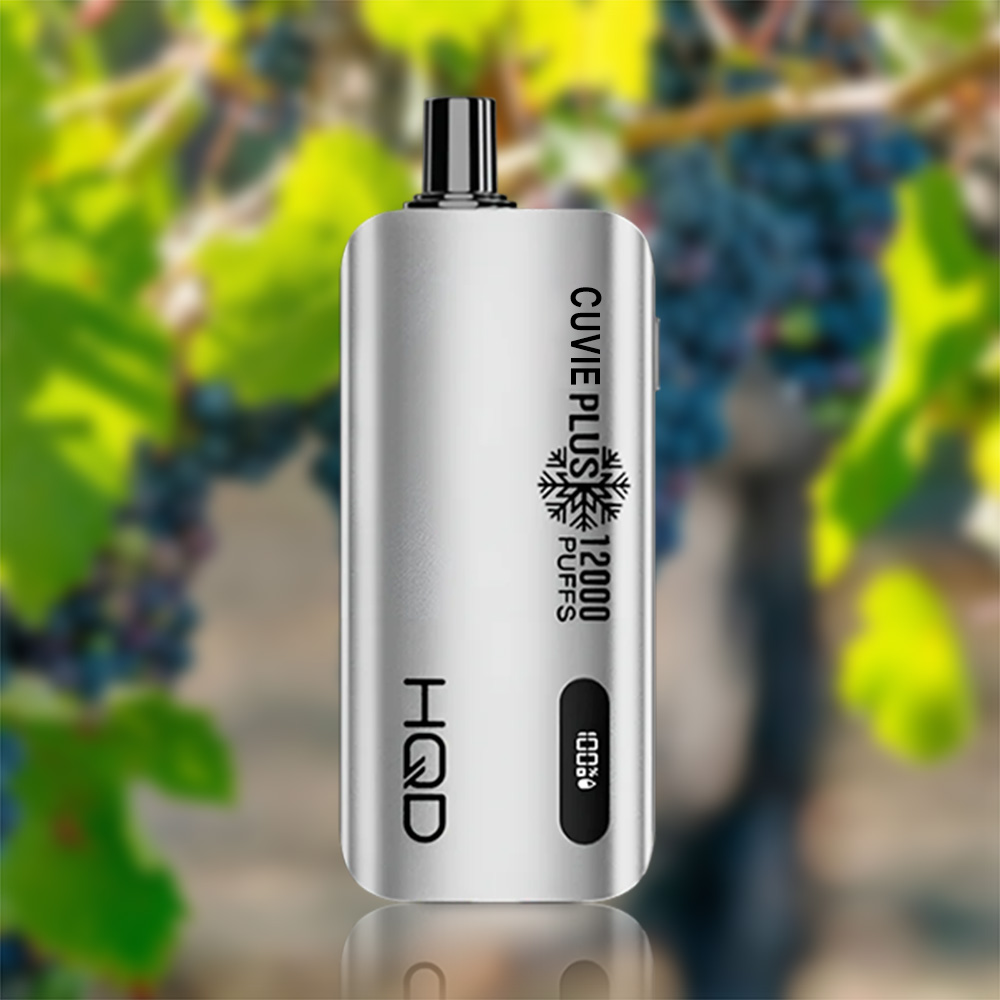 HQD Cuvie Slick Plus 12000 Puffs Grape Ice — image 1