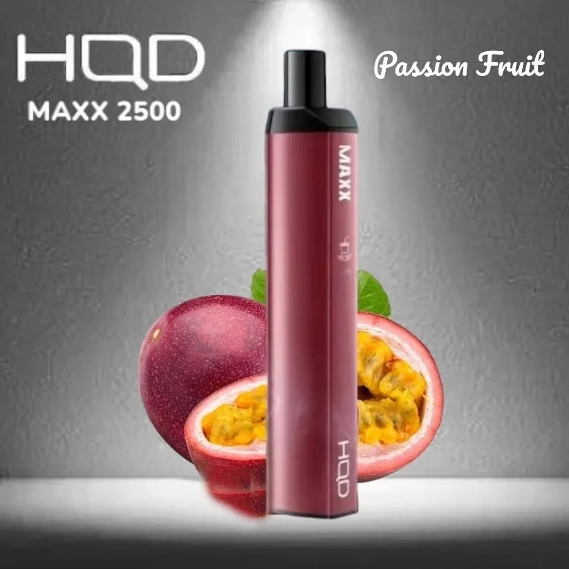 HQD MAXX PASSIONFRUIT - 2500 PUFFS — image 1