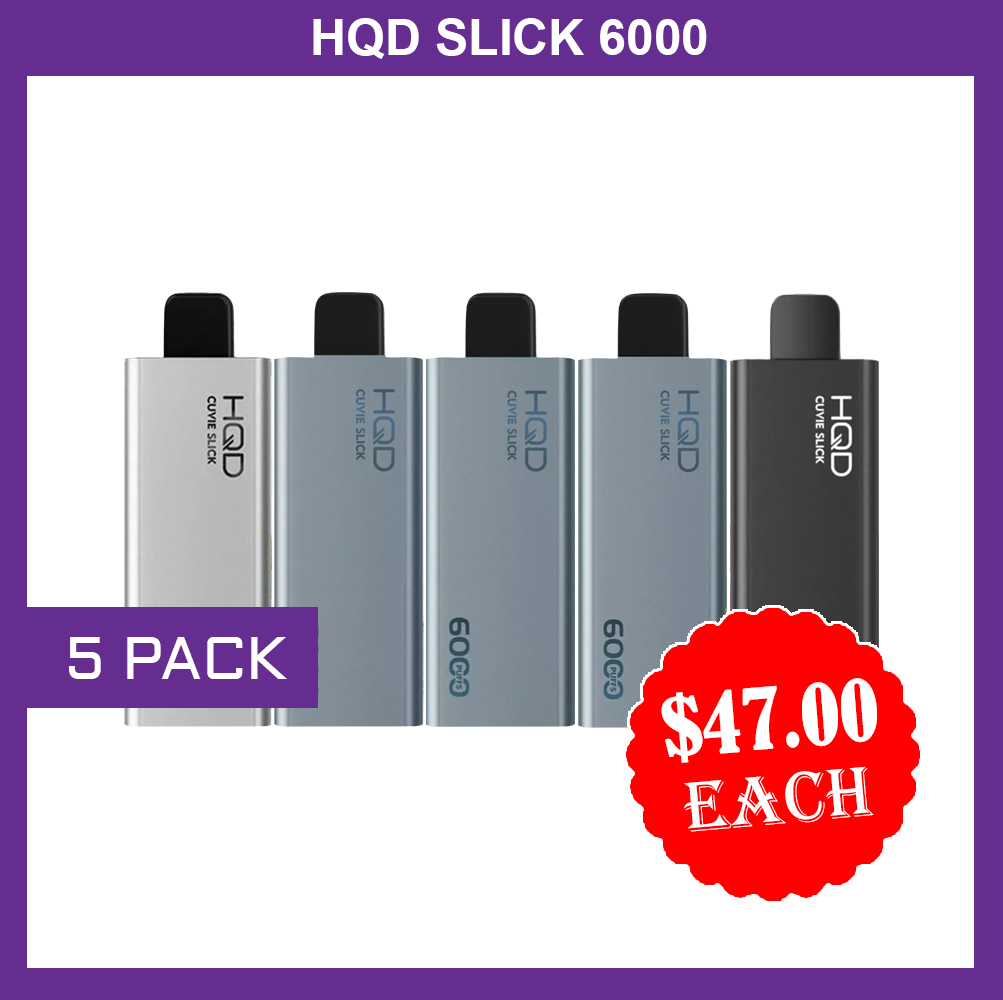 HQD SLICK - 5 PACK- 6000 PUFFS — image 1