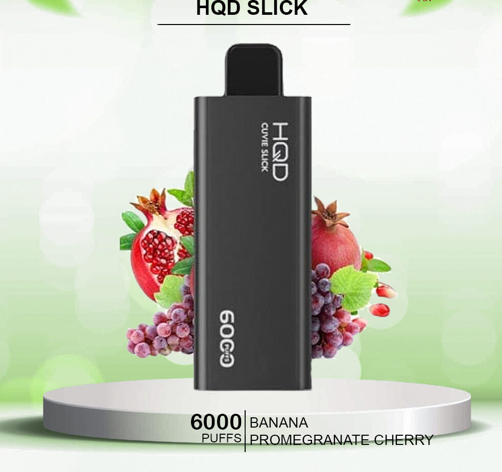 HQD SLICK BANANA PROMEGRANATE CHERRY - 6000 PUFFS — image 1