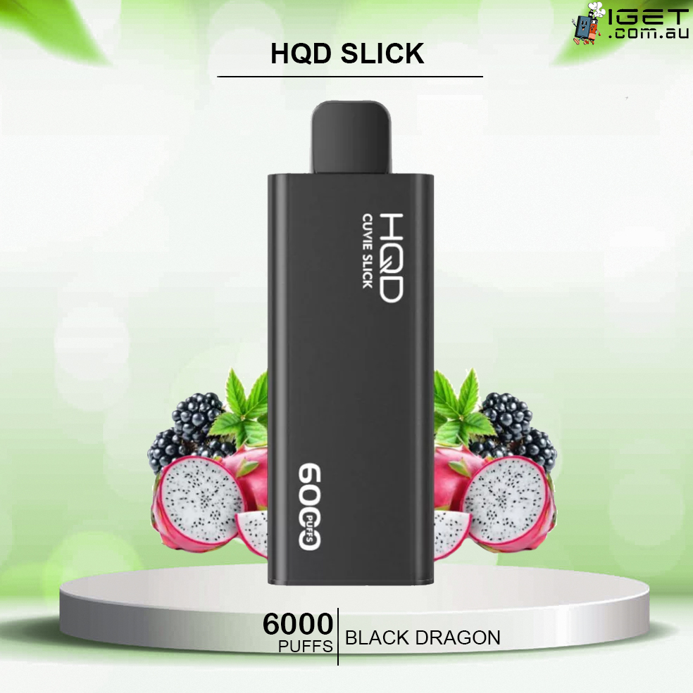 HQD SLICK BLACK DRAGON - 6000 PUFFS | IGET Australia — image 1